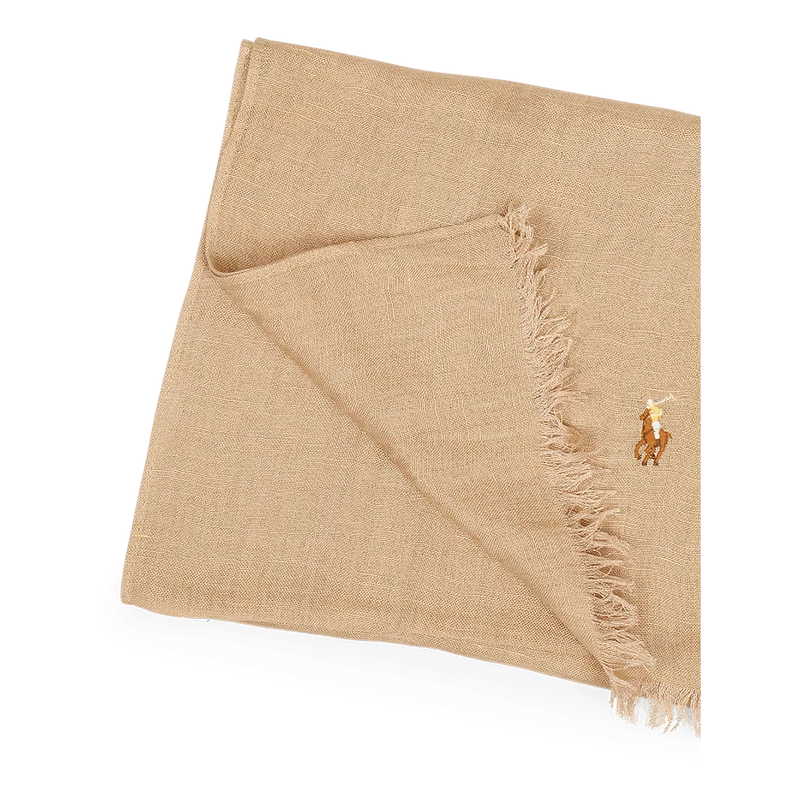 Polo Ralph Lauren Linen/modal-washed Linen Scarf Vintage