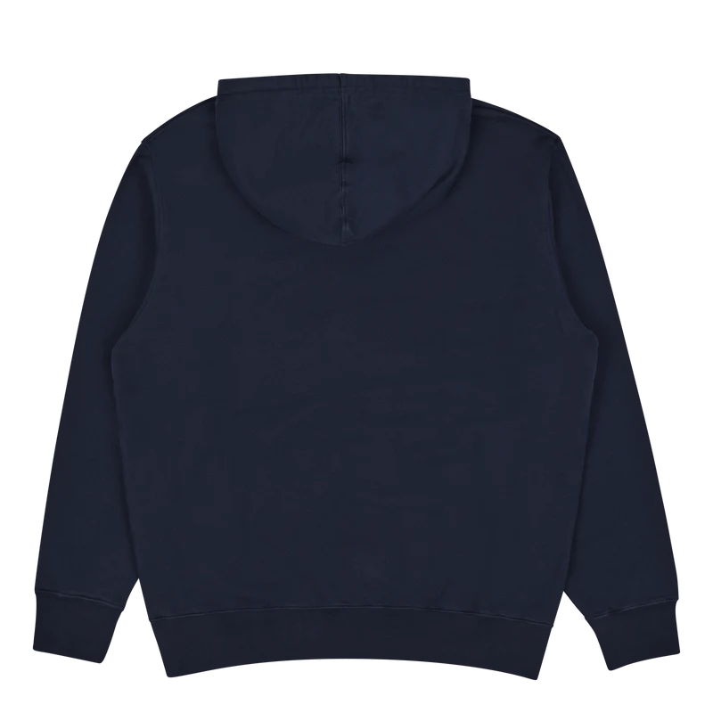 Japanese Sun Hoodie Sweat Navy Blazer Garment Washed