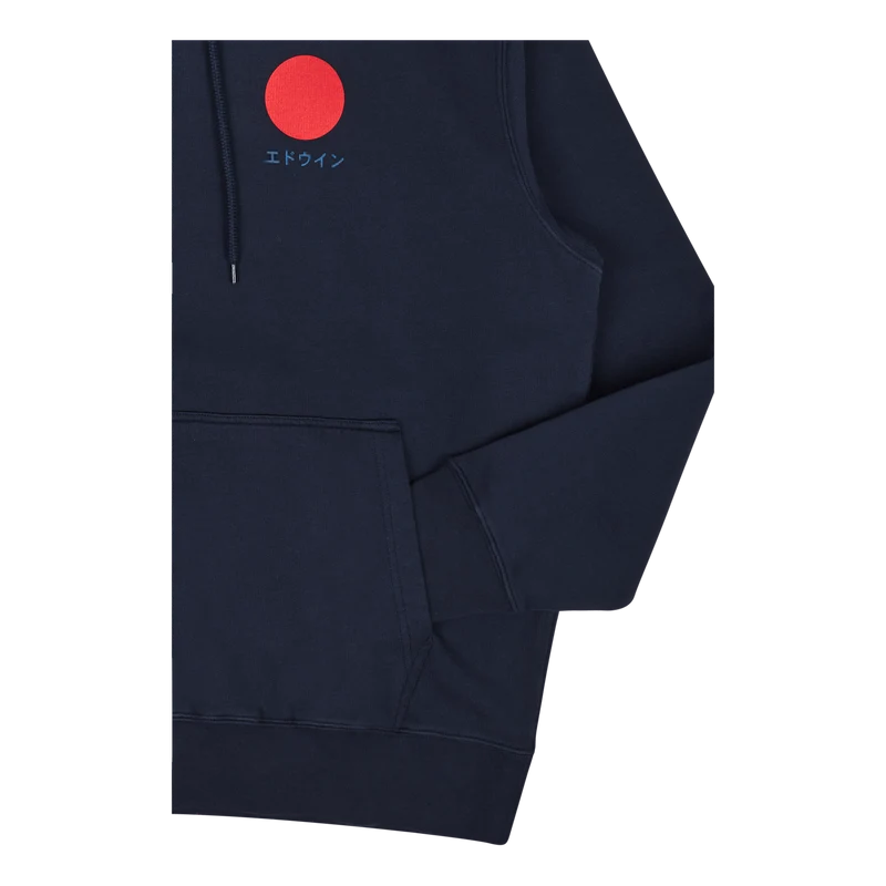 Japanese Sun Hoodie Sweat Navy Blazer Garment Washed