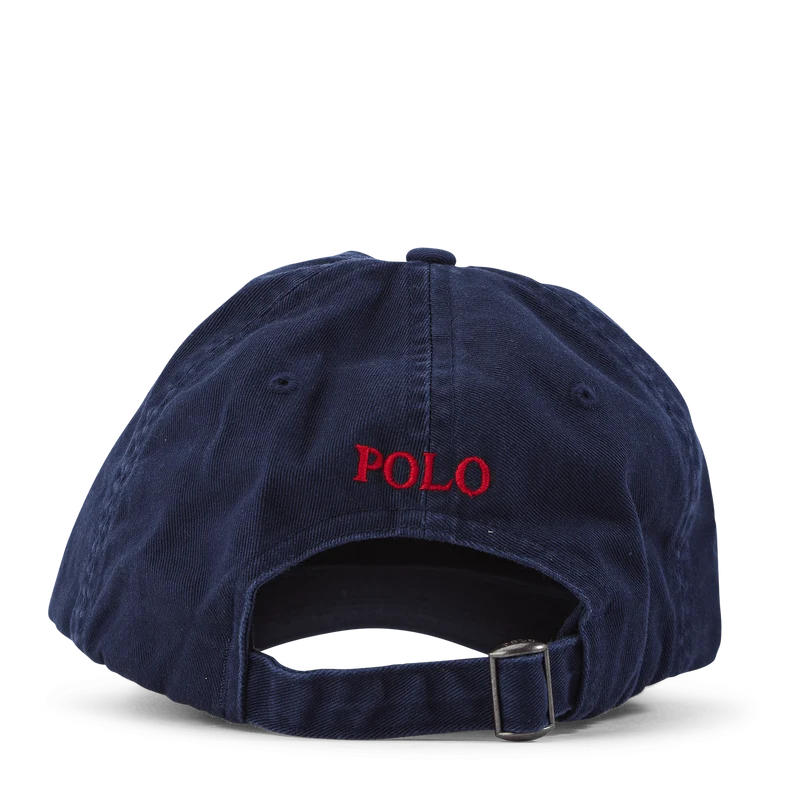 Cotton Chino Baseball Cap Newport Navy / RL2000 Red