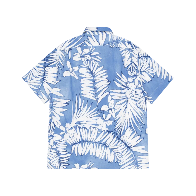 Classic Fit Camp Shirt Palms Batik