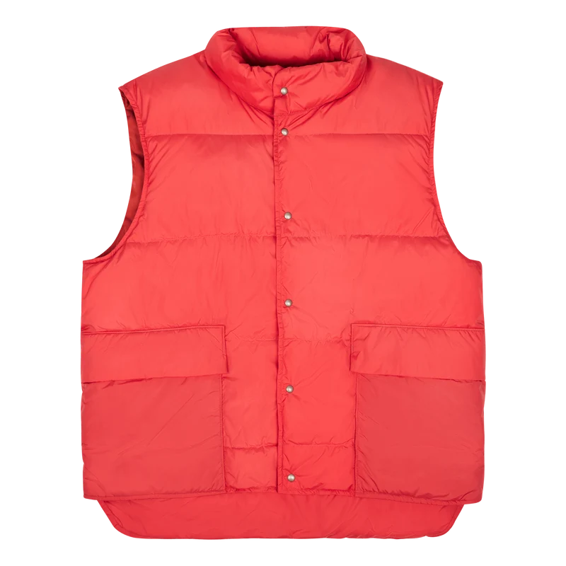Walker Down Vest Red Red