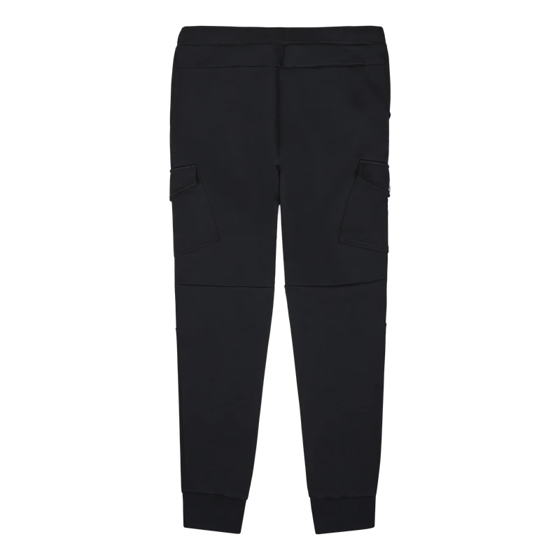 Double-Knit Cargo Jogger Pant Polo Black