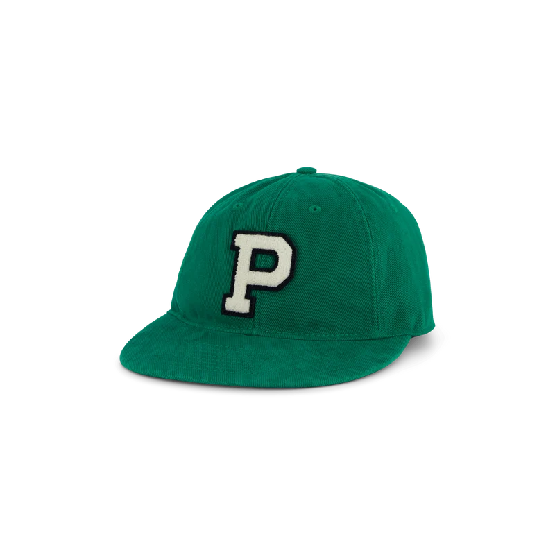 Chenille-Patch Twill Ball Cap Primary Green