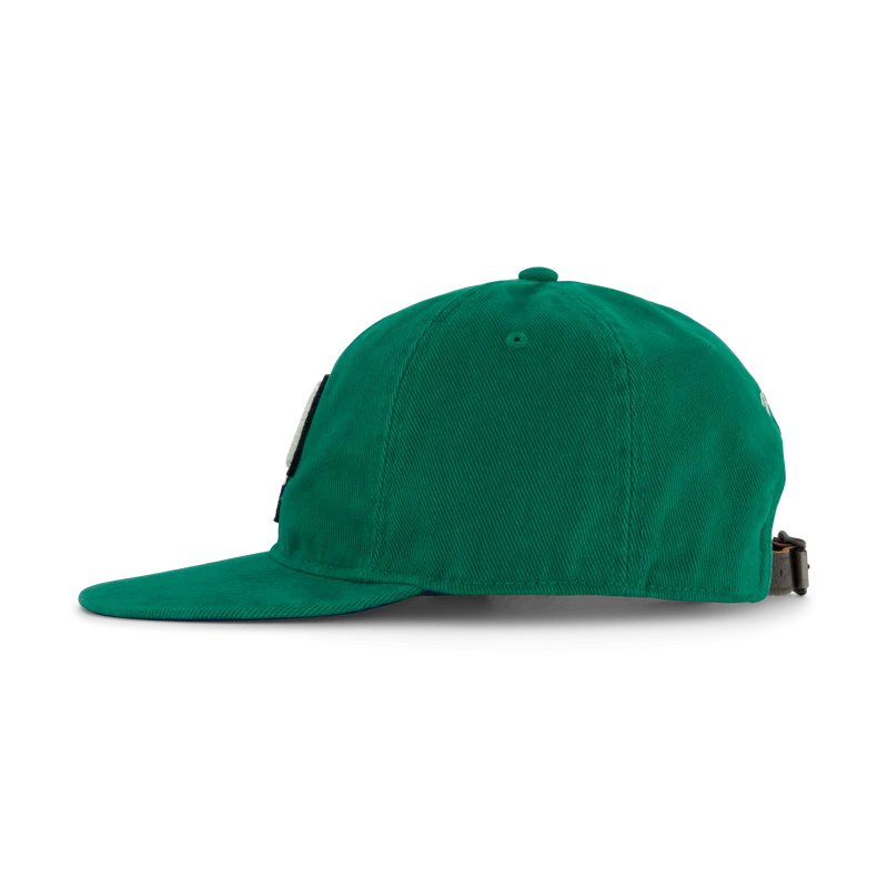 Chenille-Patch Twill Ball Cap Primary Green