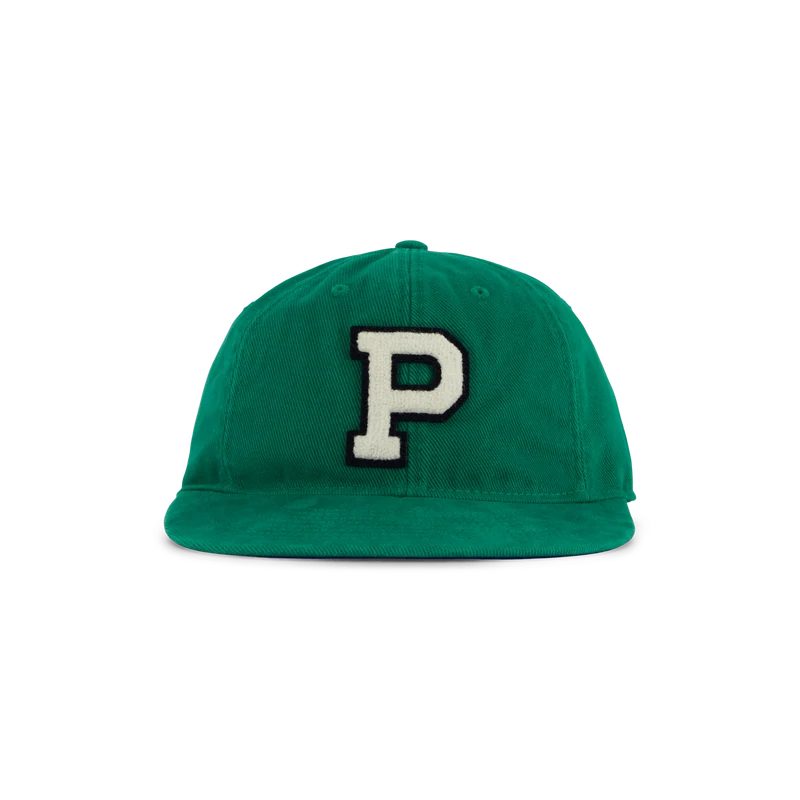 Chenille-Patch Twill Ball Cap Primary Green