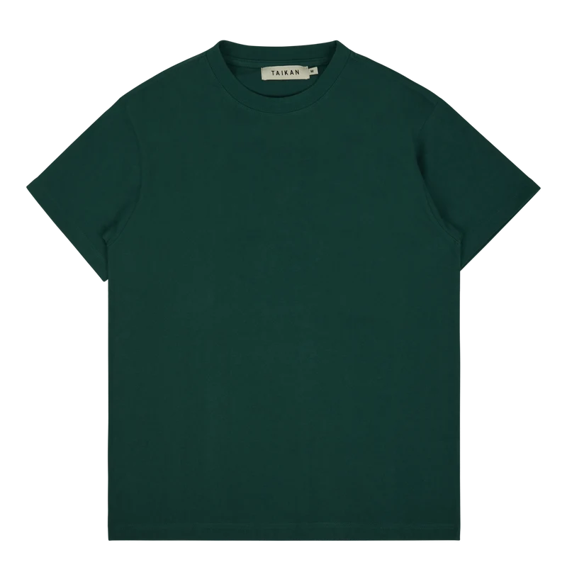 Heavyweight S/s T-forest Green Forest Green
