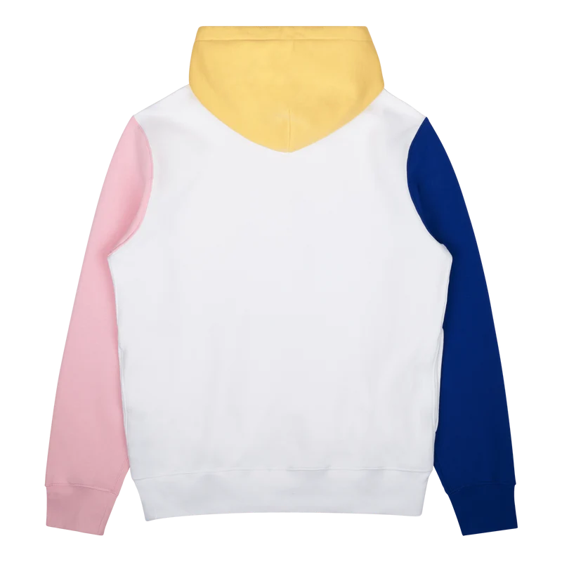 Polo Bear Color-Blocked Fleece Hoodie Sp23 White Mlt Prp Hptn Bear