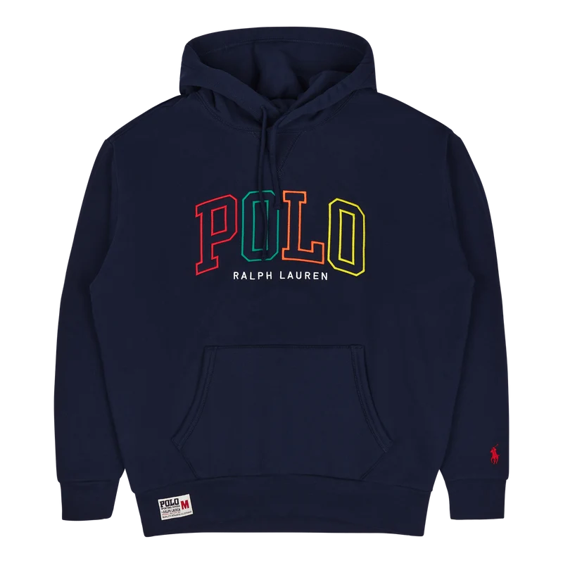 Big Fit Logo Fleece Hoodie Cruise Navy