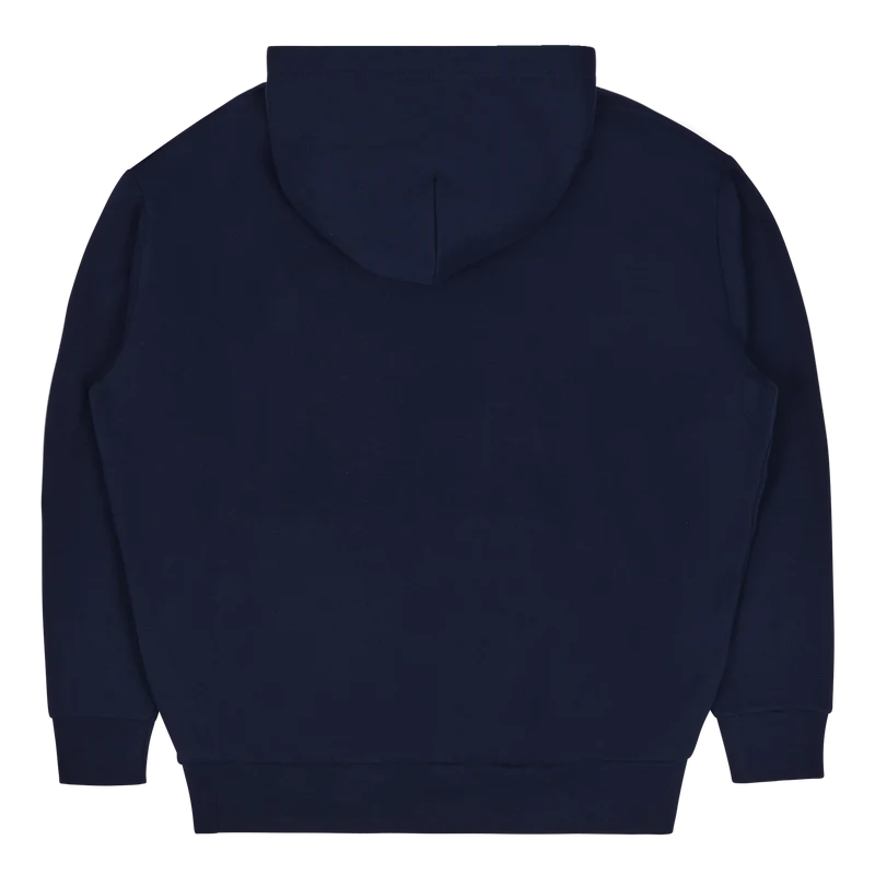 Big Fit Logo Fleece Hoodie Cruise Navy