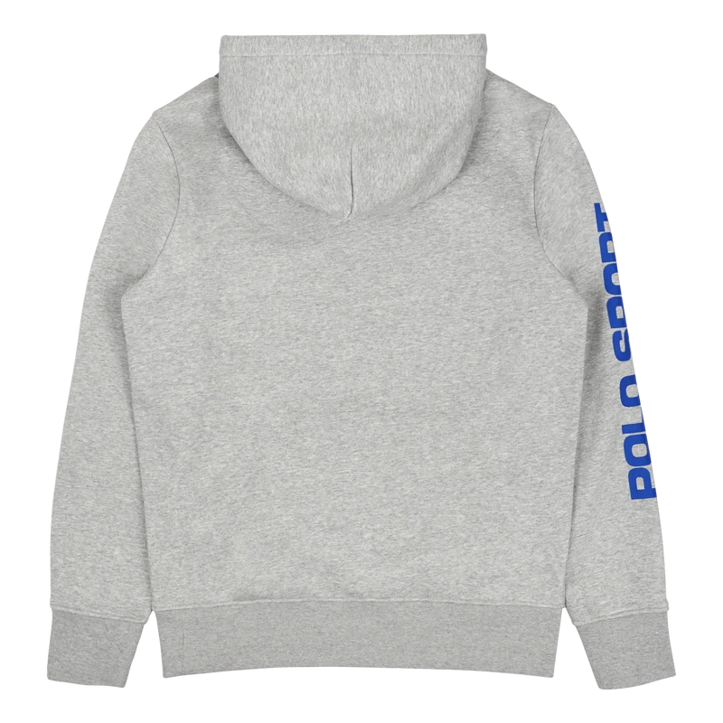 Polo Sport Fleece Hoodie Andover Heather/Red
