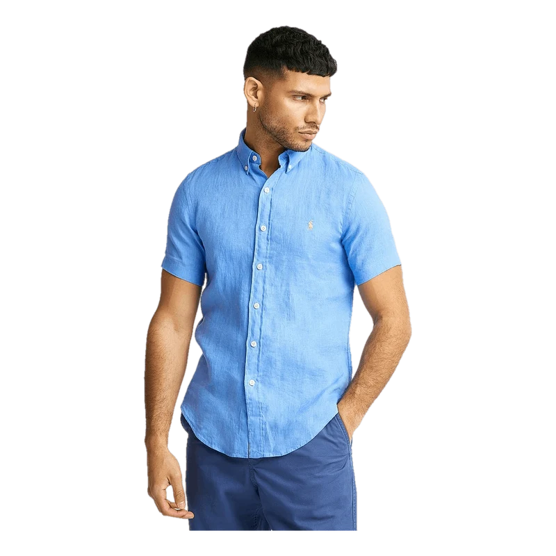 Polo Ralph Lauren Slim S/s Pd Linen Shirt 009 Harbor Island