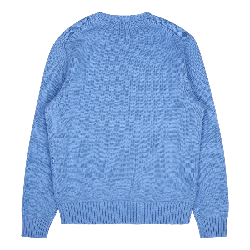 Polo Bear Cotton Sweater Soft Royal
