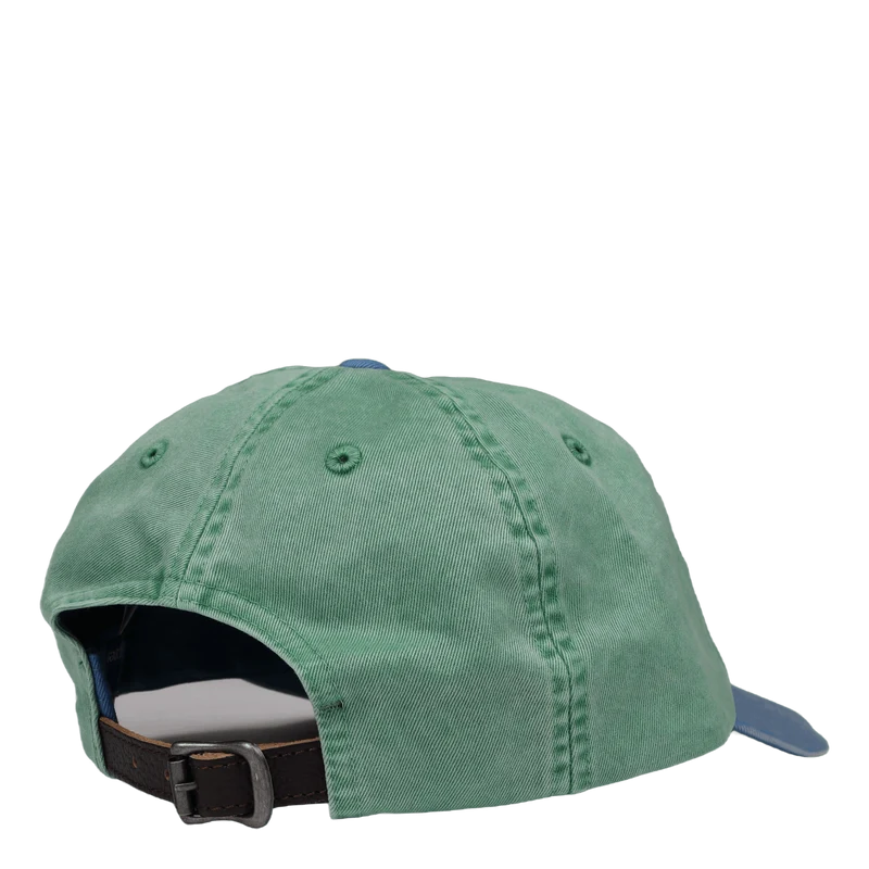 Cotton Chino Long-Bill Cap Raft Green
