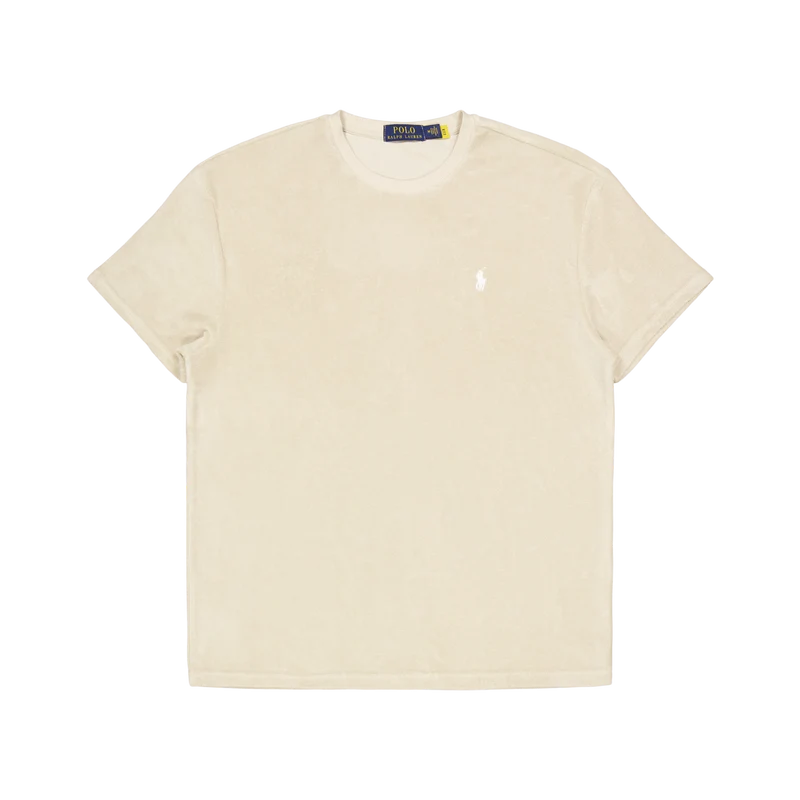 Classic Fit Terry T-Shirt Spring Beige
