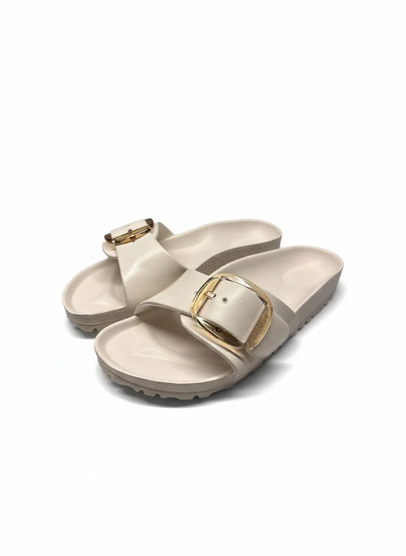 Madrid Big Buckle EVA Women Narrow eggshell