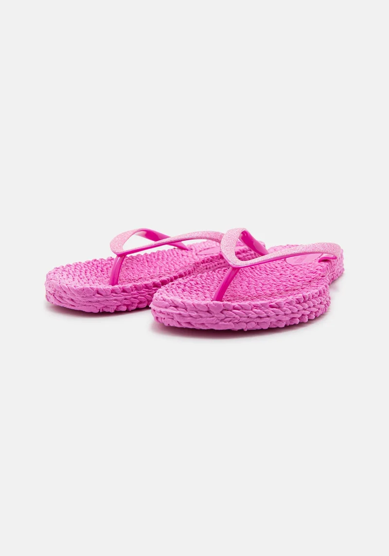 Flip Flop with Glitter azalea pink