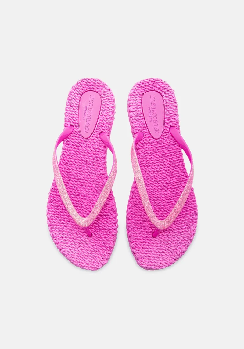 Flip Flop with Glitter azalea pink