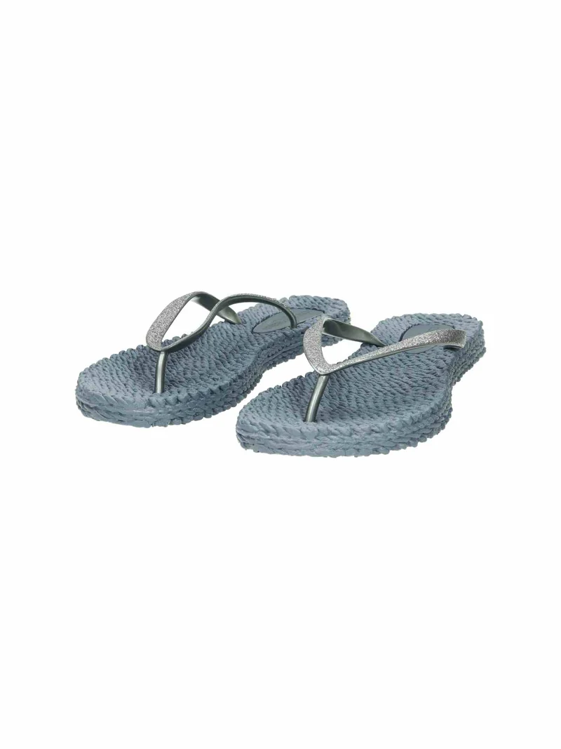 Flip Flop with Glitter grey