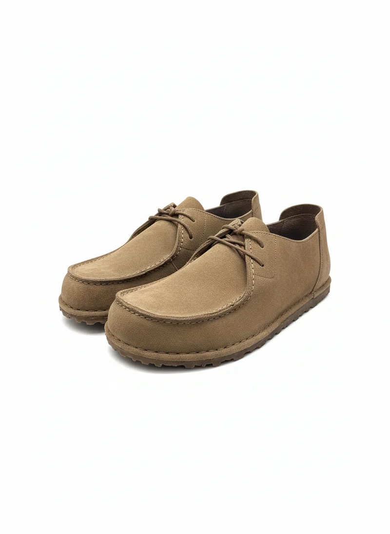 Utti Lace Suede Leather Regular gray taupe