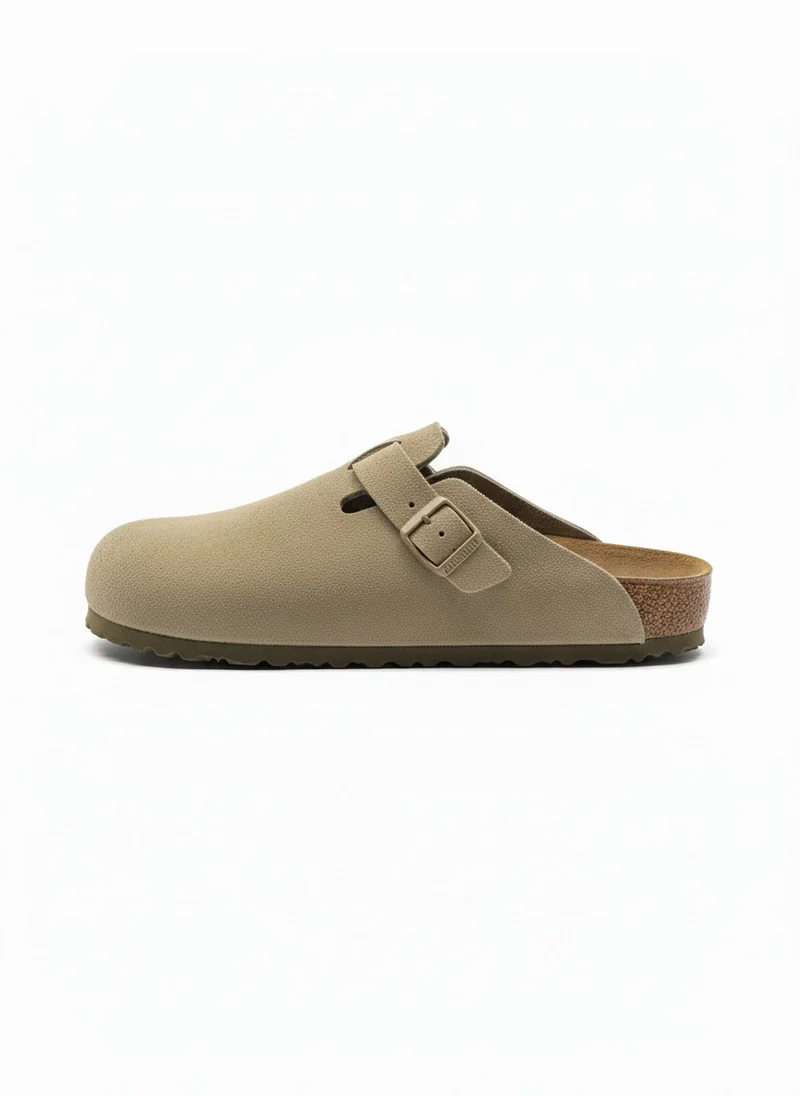 Boston Suede Leather Regular faded khaki
