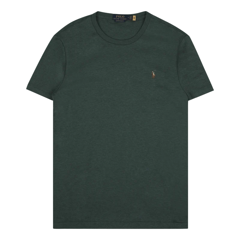 Custom Slim Fit Soft Cotton T-Shirt Verano Green Heather