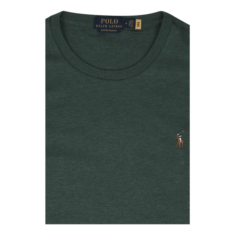 Custom Slim Fit Soft Cotton T-Shirt Verano Green Heather