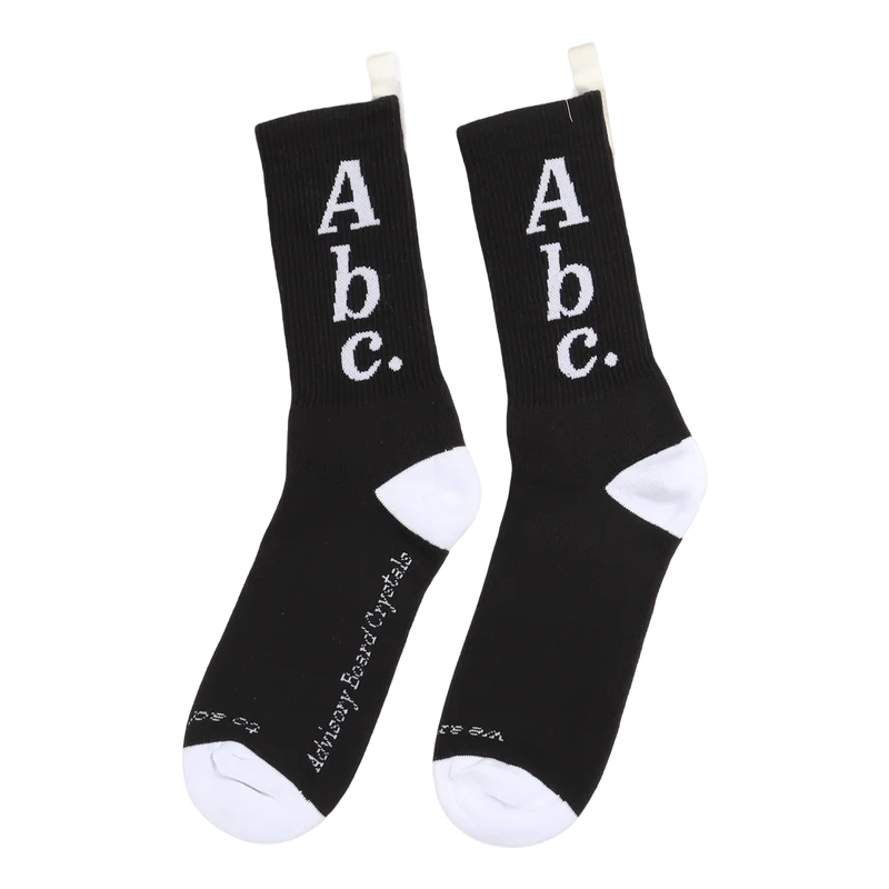 Abc. 123. Socks Anthracite Black