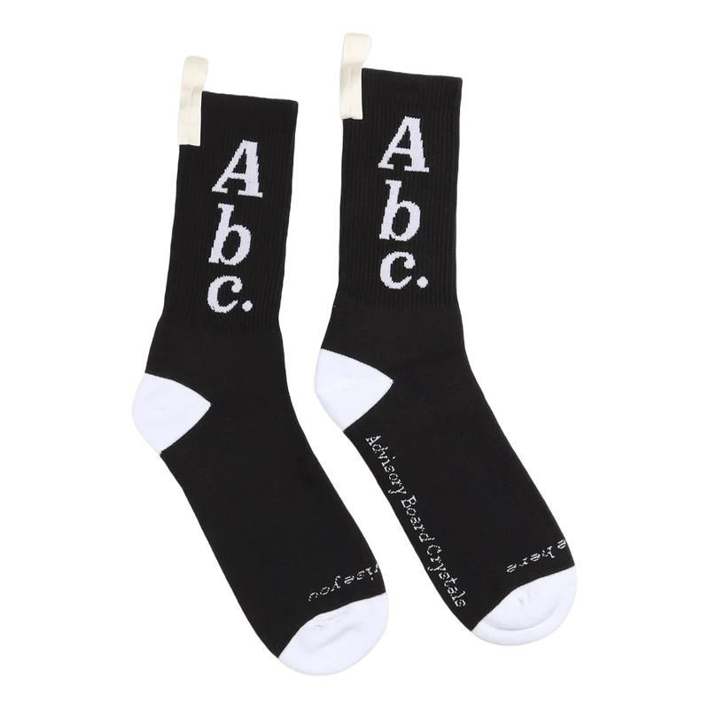 Abc. 123. Socks Anthracite Black