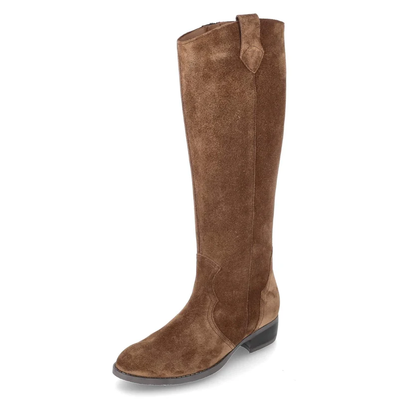 Schaftstiefel Braun