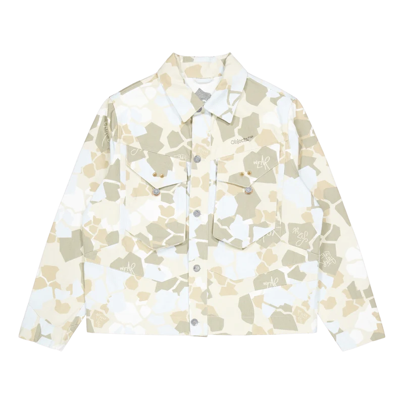 Denim Jacket Blue Camo