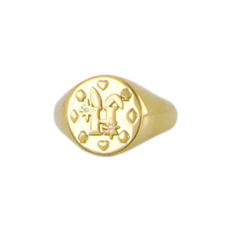 Huf X Freddie Gibbs Pinky Ring Gold