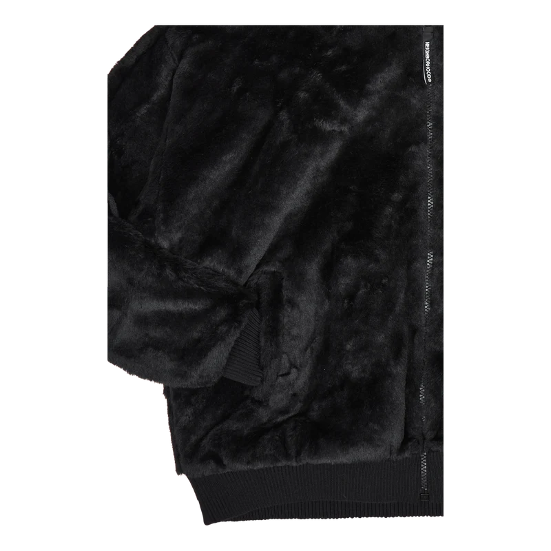 Fur Hooded Jk . Ac Black