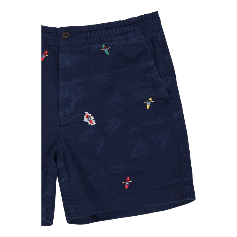 6-Inch Polo Prepster Embroidered Short Newport Navy W/Kayak Emb