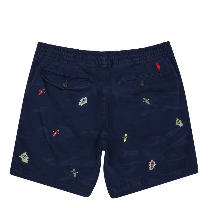 6-Inch Polo Prepster Embroidered Short Newport Navy W/Kayak Emb
