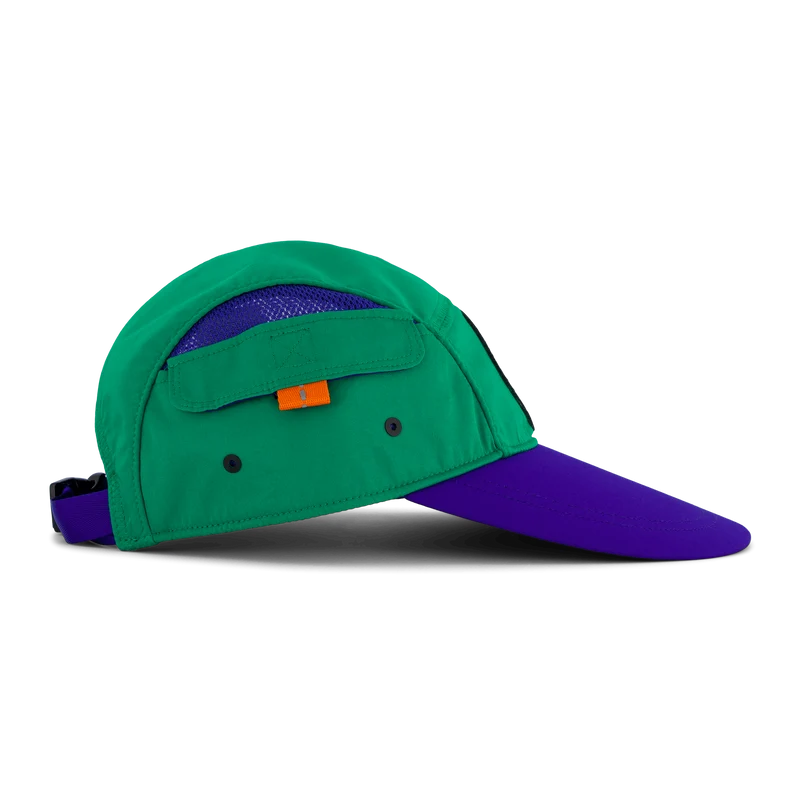 Cotton Nylon-5 Panel Long Bill 5957c Chroma Green