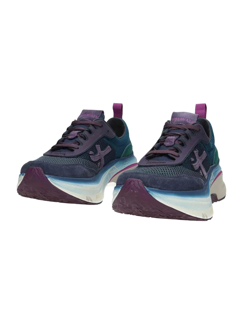 Hill VAR 7854 blue/burgundy