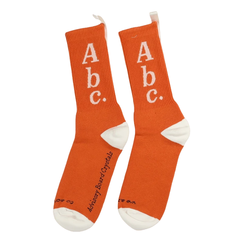 Abc. 123. Socks Carnelian Orange