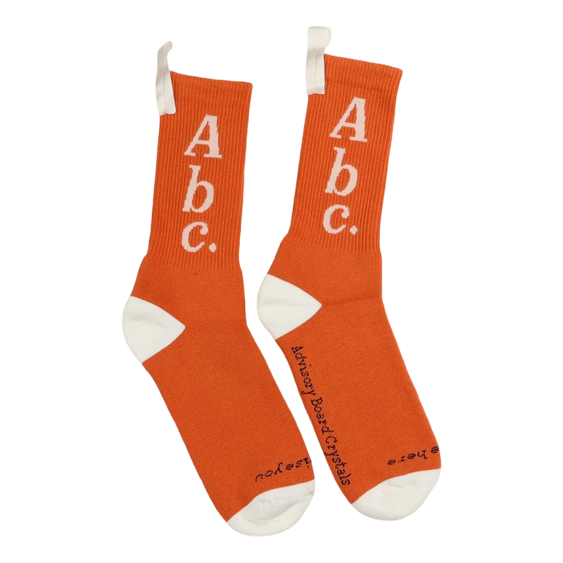 Abc. 123. Socks Carnelian Orange