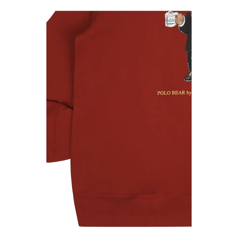 Lunar New Year Polo Bear Hoodie RL 2000 Red