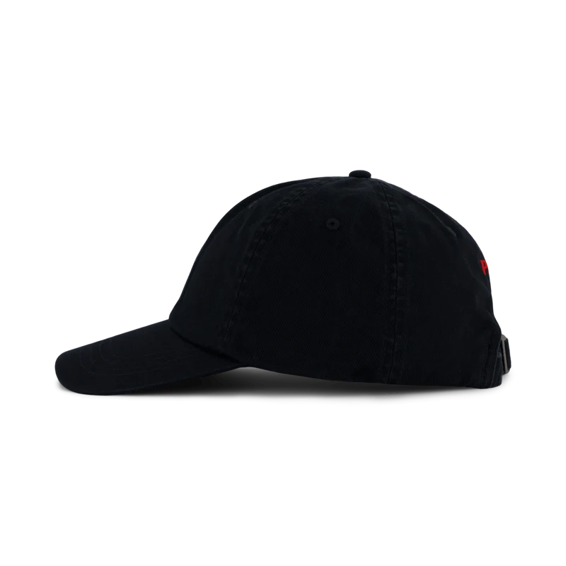 Cotton Chino Ball Cap Polo Black / RL2000 Red