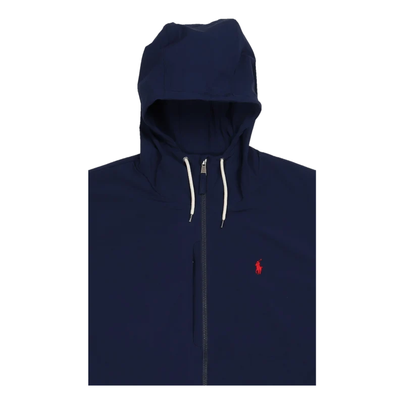 Packable Hooded Jacket Navy
