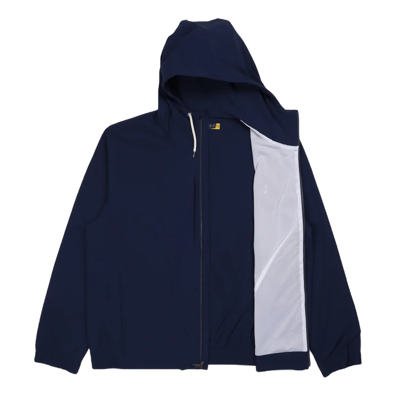 Packable Hooded Jacket Navy