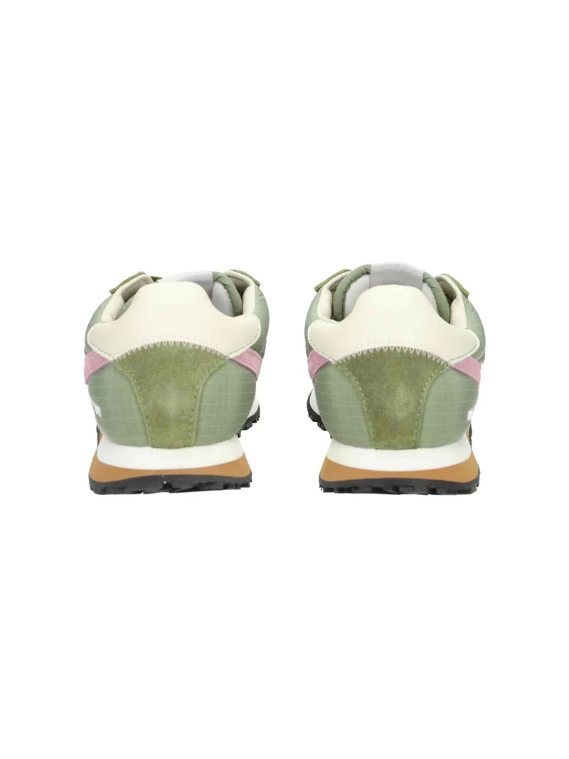 M Powder Pink Logo And Details khaki green
