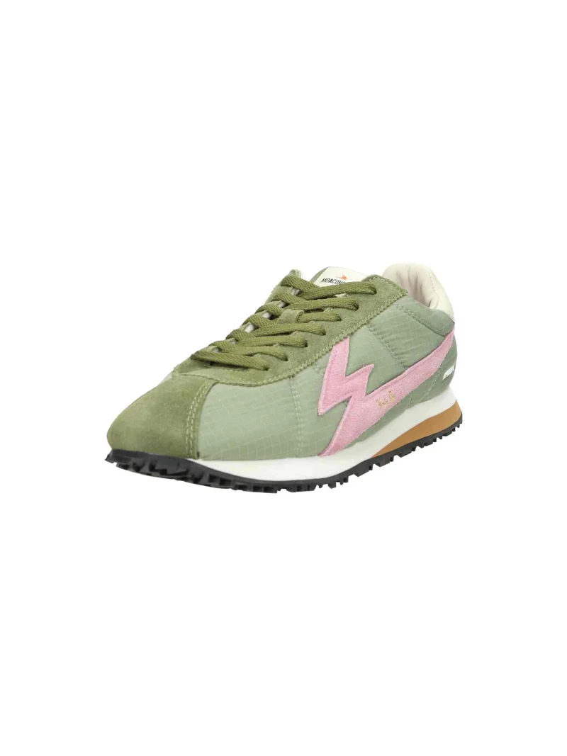 M Powder Pink Logo And Details khaki green