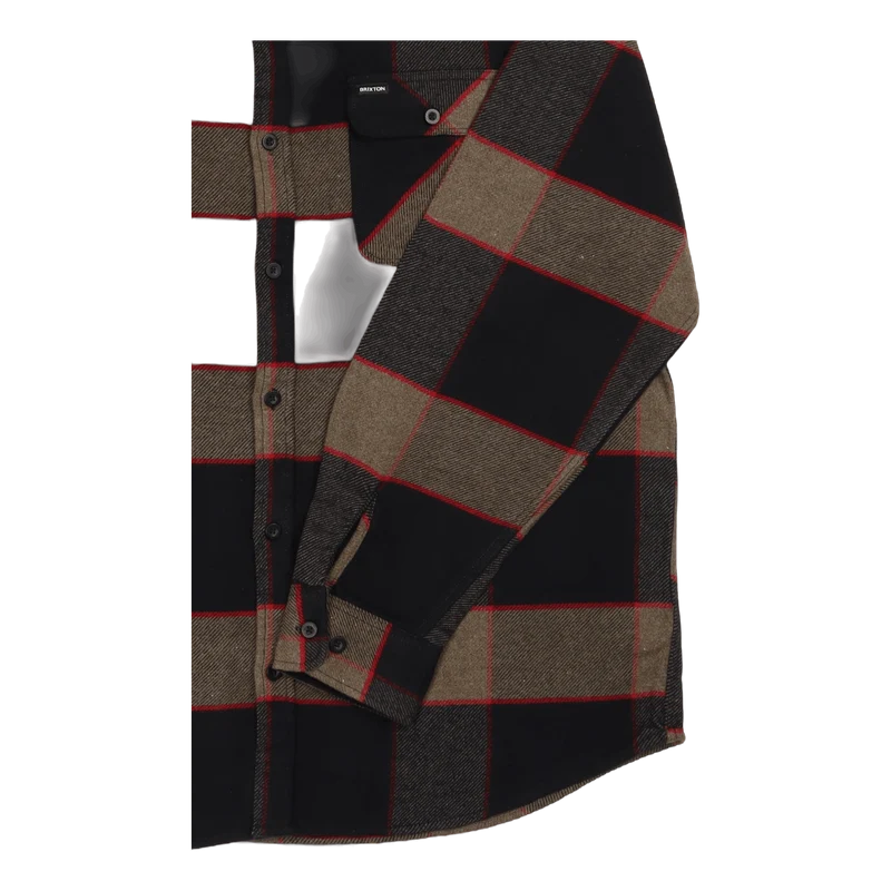 Bowery L/s Flannel Black/charcoal