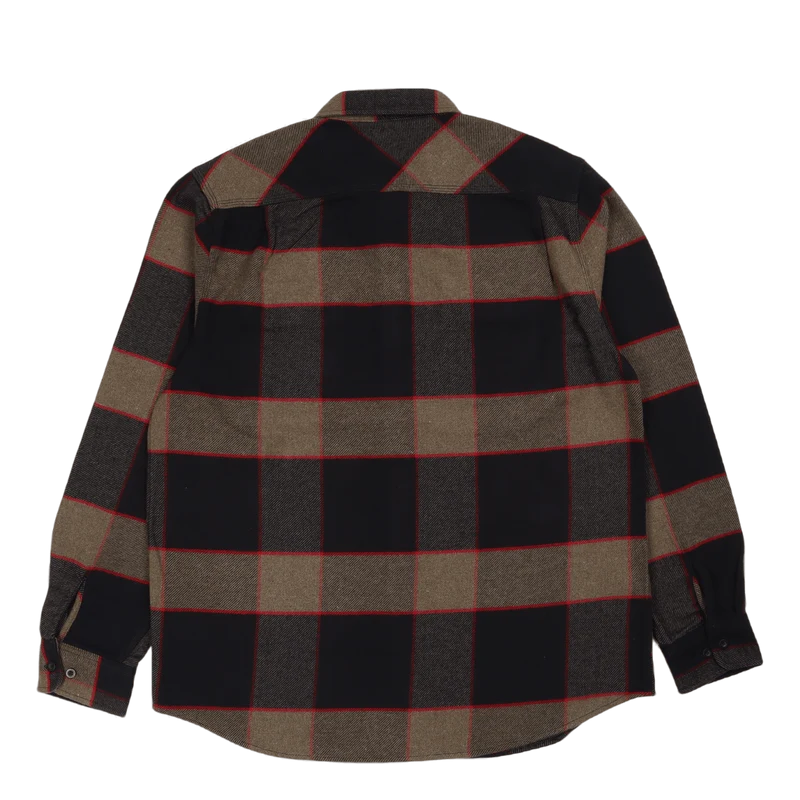 Bowery L/s Flannel Black/charcoal