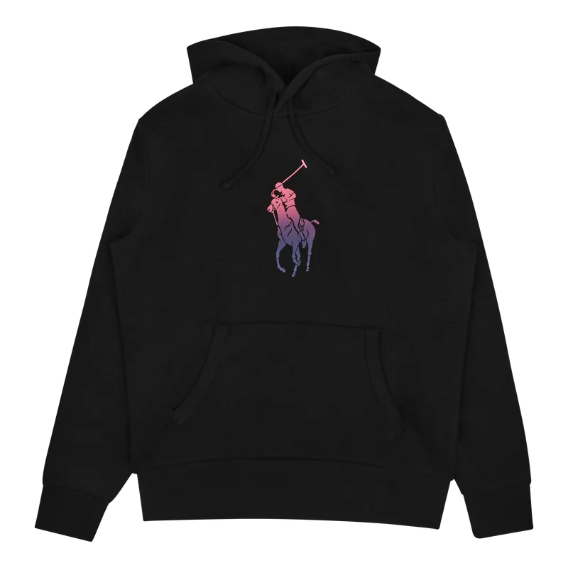 Ombré Big Pony Fleece Hoodie