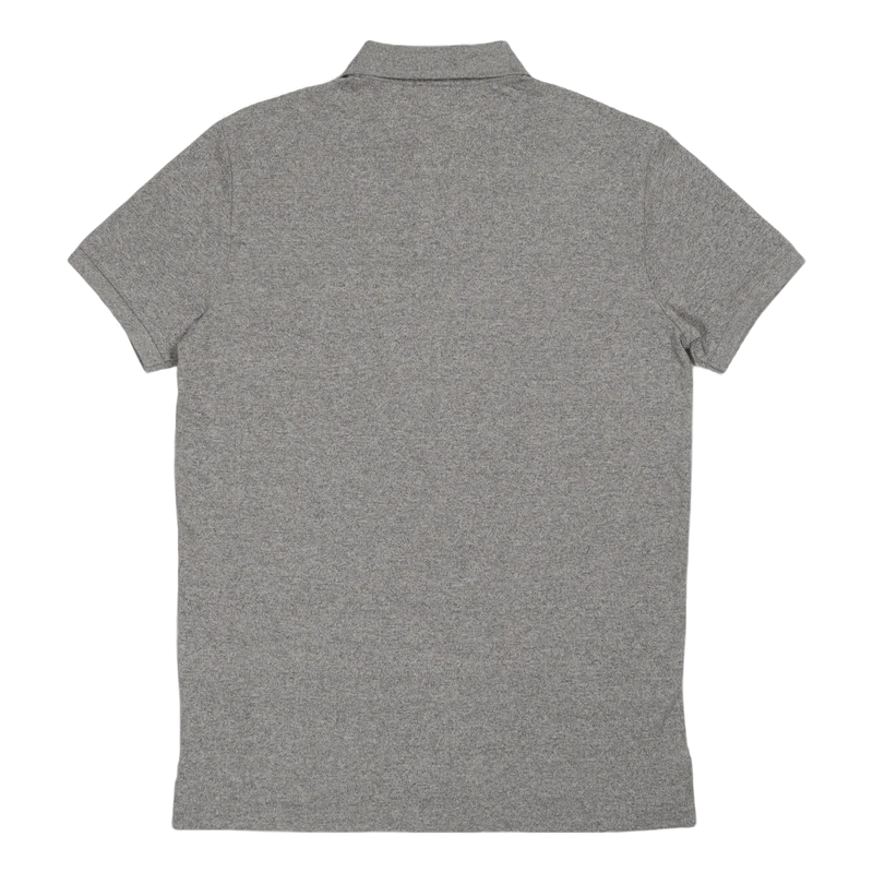 Custom Slim Fit Mesh Polo Shirt Cntbry Htr Grey