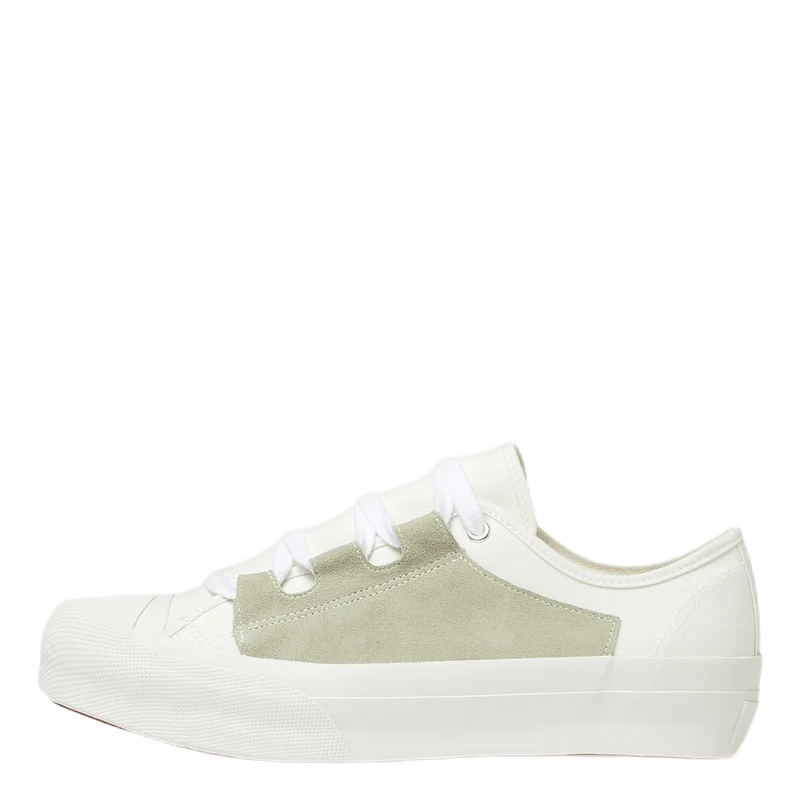 Asymmetric Ghillie Sneaker White